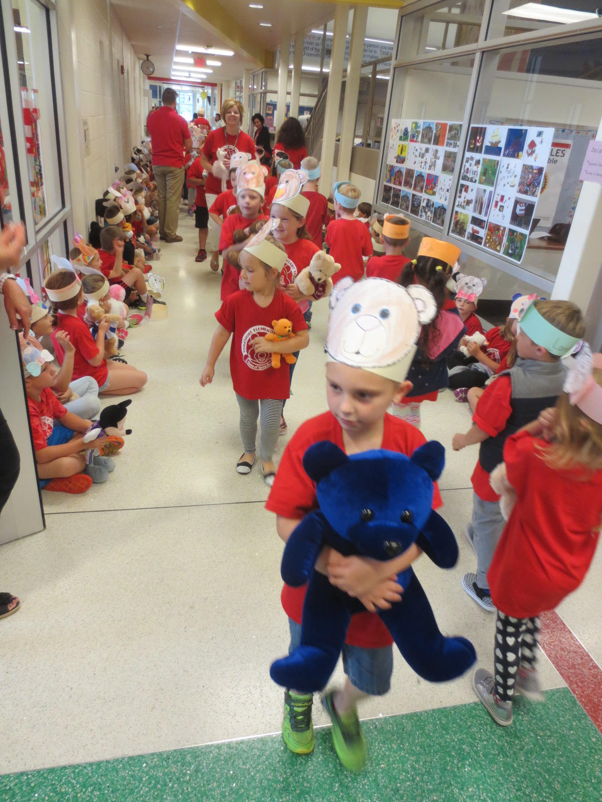 Teddy Bears on Parade at Yorkshire and Valley View