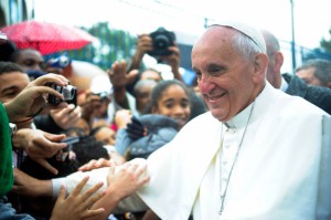 Pope Francis in Varginha, Brazil. Photo Credit: Agência Brasil.