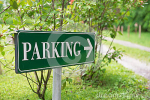 Parking sign. http://www.dreamstime.com/stock-photo-parking-sign-park-green-image42214015